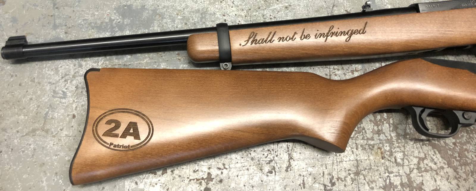 Laser Engraved Rifle & Shotguns
