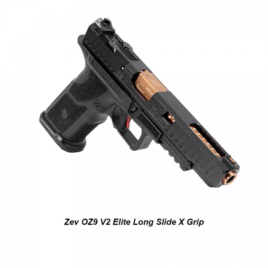 Zev OZ9 V2 Elite Long Slide X Grip | Zev OZ9 V2 Elite Long Slide