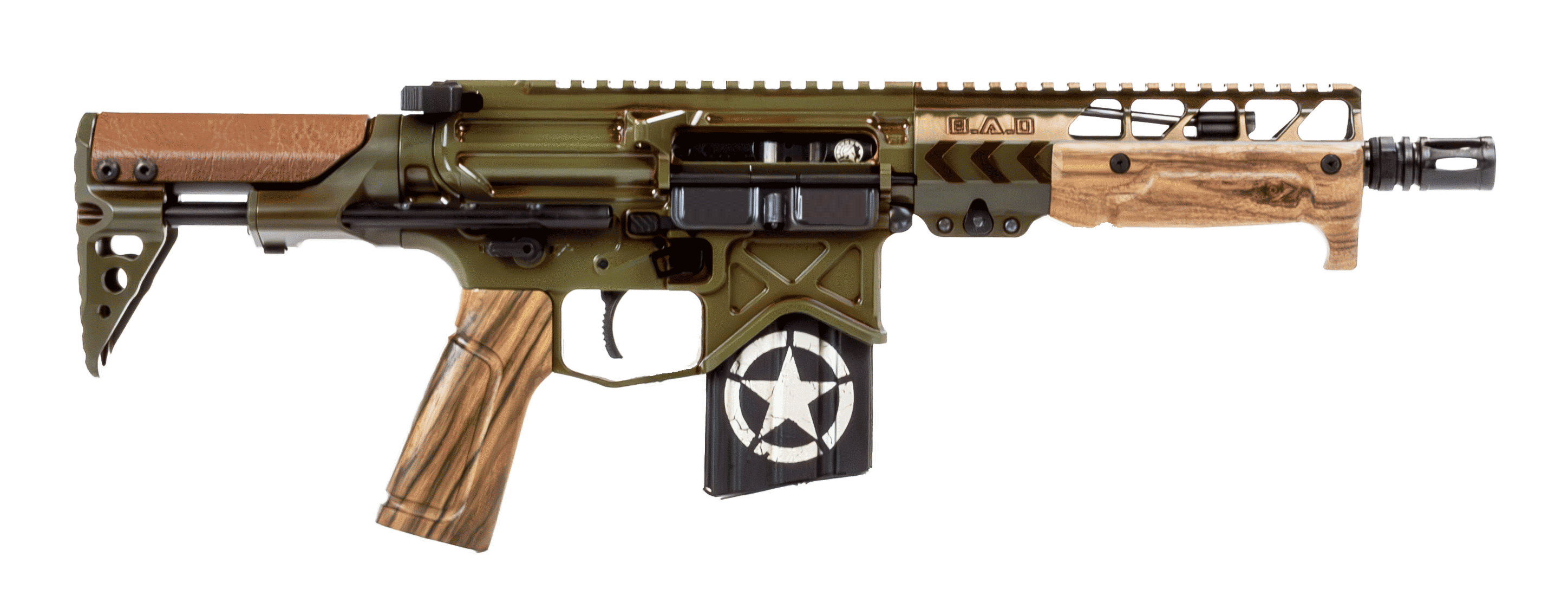 SYSTEMA BATTLE ARMS BAD 556 PTW 7.5インチ RWA BATTLE ARMS DEVELOPMENT SBR AEG ( ASIA Version ) ( BAD
