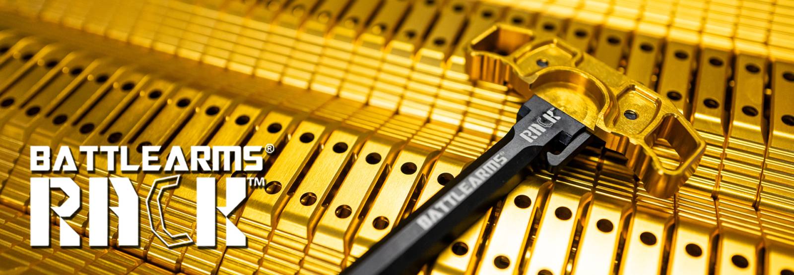 THE RACK GOLD BANNER