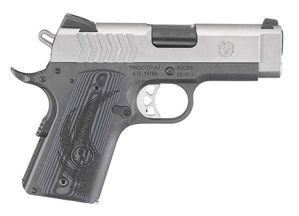 Ruger 6758 SR1911 Officer-Style 9mm Luger SAO 3.60
