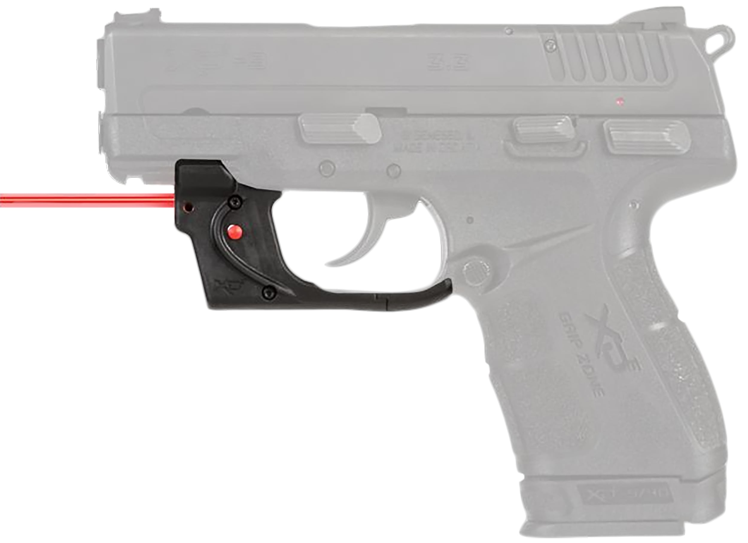 Viridian Essential Red Laser Sight for Springfield XDe Non-ECR Retail ...