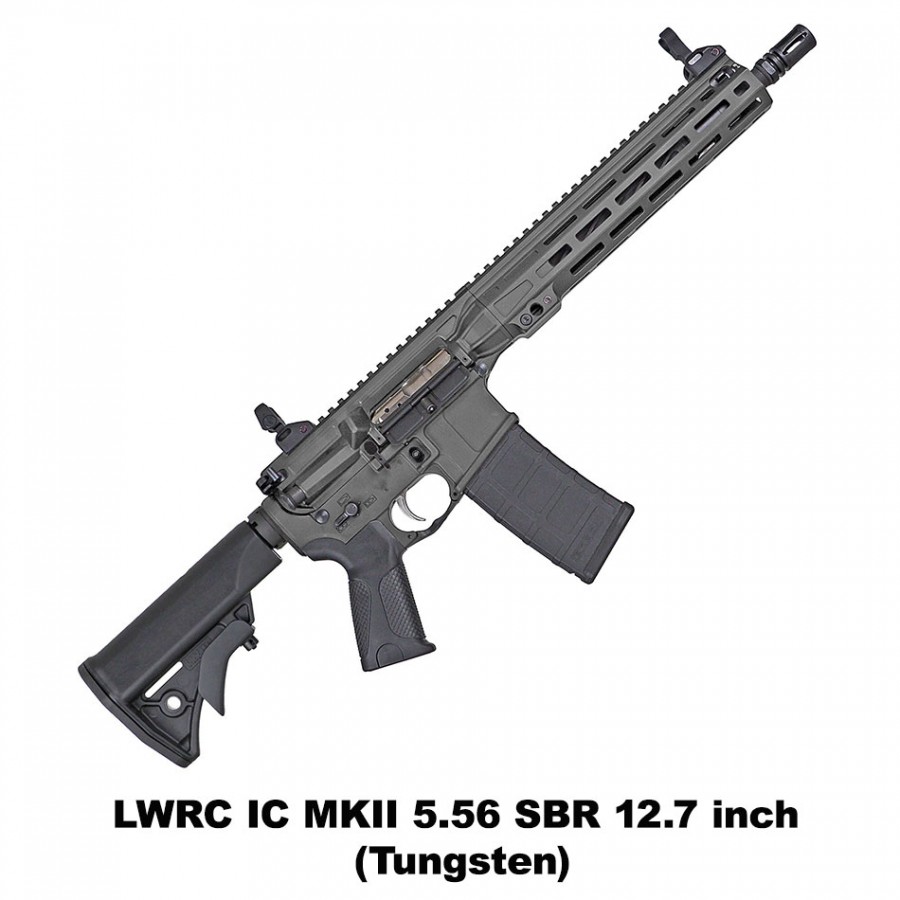 LWRC IC MKII 5.56 SBR 12.7 inch (Tungsten) | ICMKIIU5TG12S : Sale