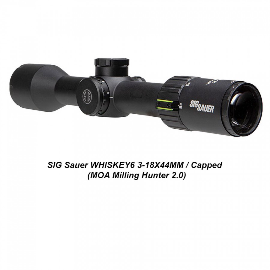 Sig Razor SIG Sauer WHISKEY6 3-18X44MM / Capped (MOA Milling Hunter 2.0) | SIG ...