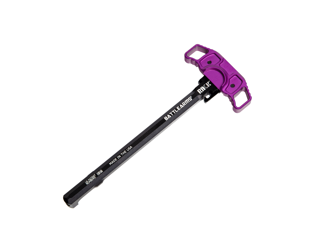 The RACK® Ambidextrous Charging Handle AR15 - PURPLE