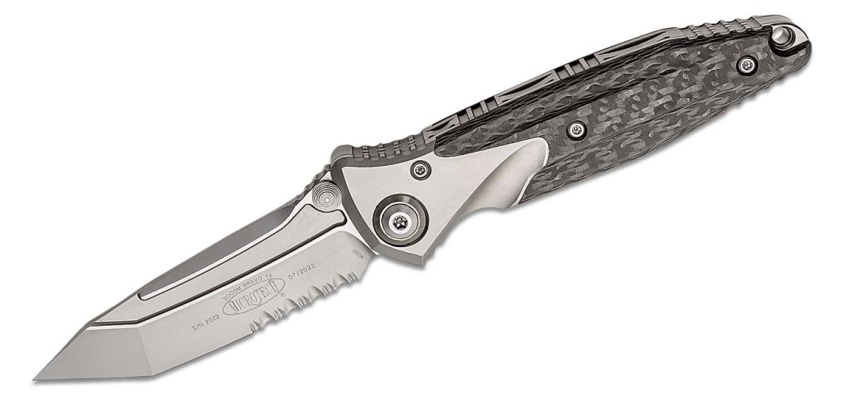 MICROTECH SOCOM BRAVO TANTO EDGE TITANIUM HANDLE WITH CARBON