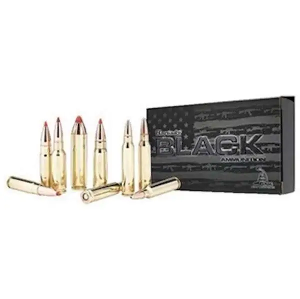 Hornady 81296 Black 5.56x45mm NATO 75 gr InterLock Heavy Duty 20 Bx/ 10 ...