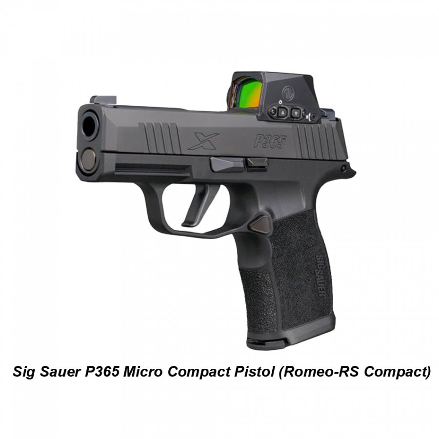 P365 Rx Micro Sig Sauer P365 Micro Compact Pistol (Romeo-RS Compact) | Sig P365 : for ...