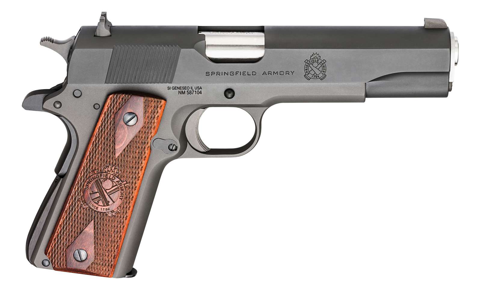 Springfield Mil Spec 1911 California Compliant Single Action Only Semi Automatic Metal 2744