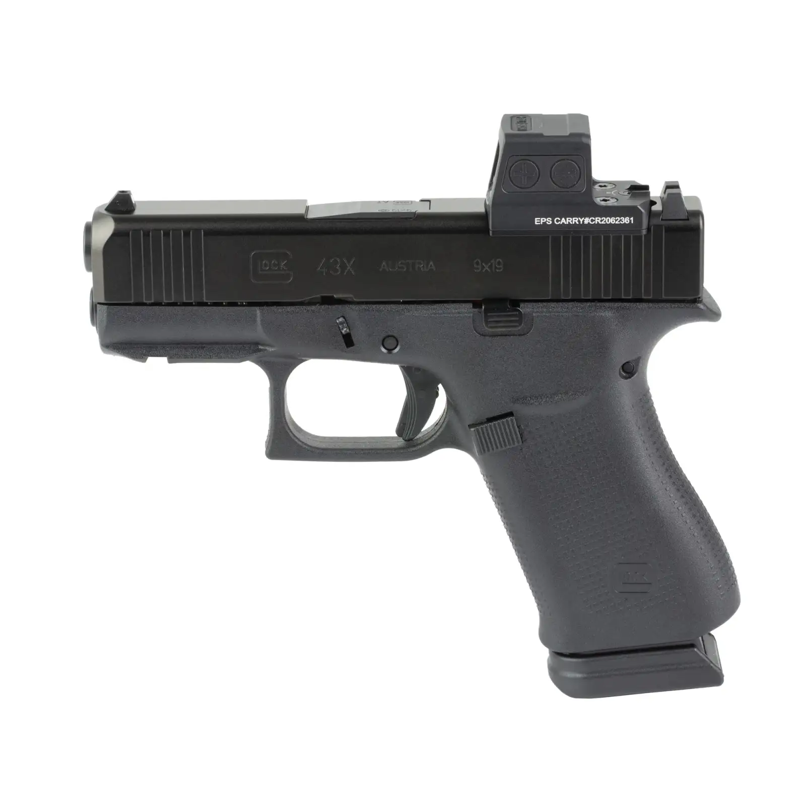 GLOCK 43X 9MM 15RD MOS HOLO EPS BLK | Gradys Great Outdoors