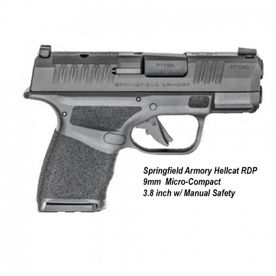 Springfield Armory Hellcat RDP 9mm Micro-Compact 3.8 inch w/ Manual Safety