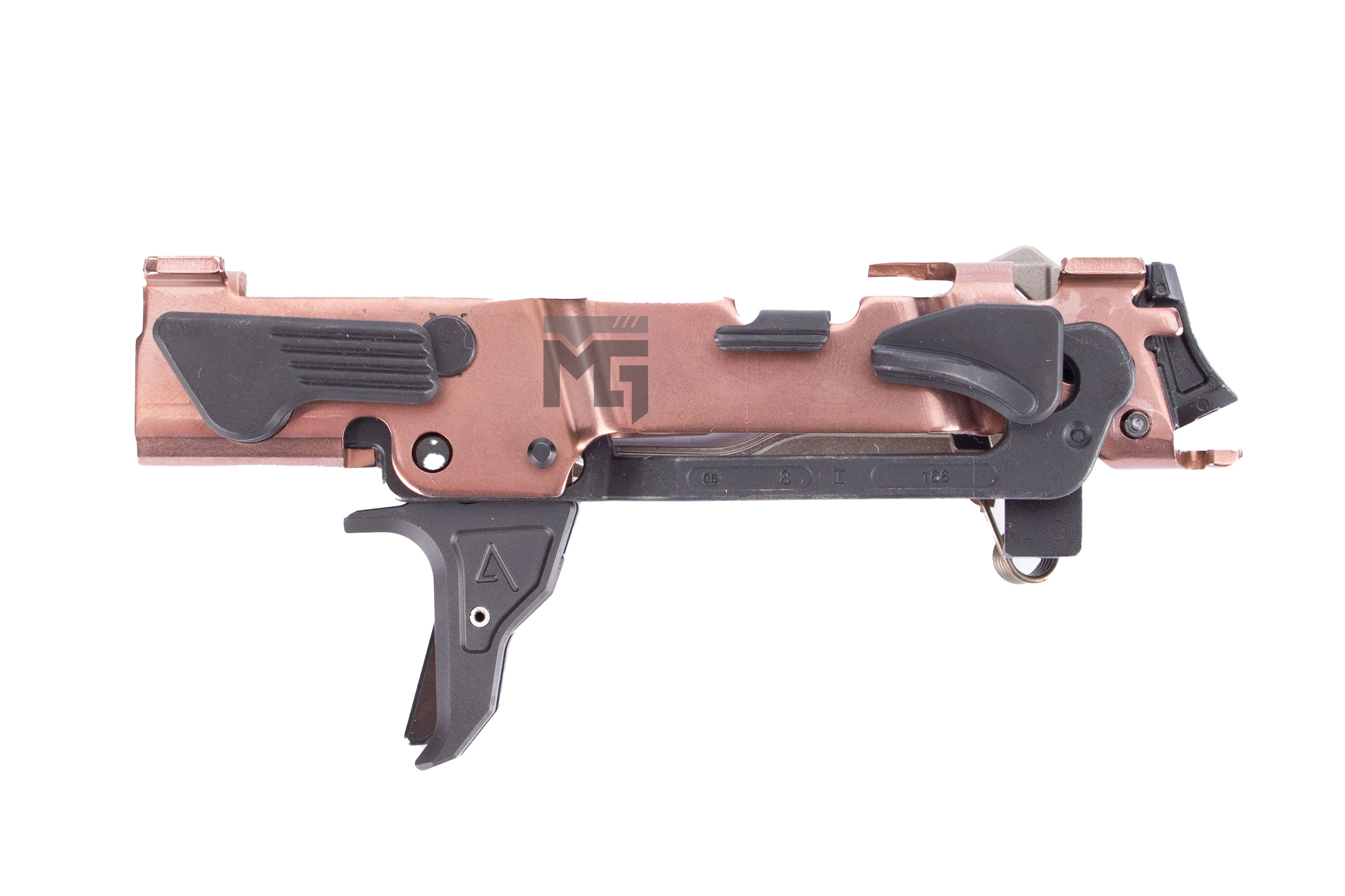 Agency Arms P320 Manual Safety FCU Rose Gold, Black Trigger-img-0