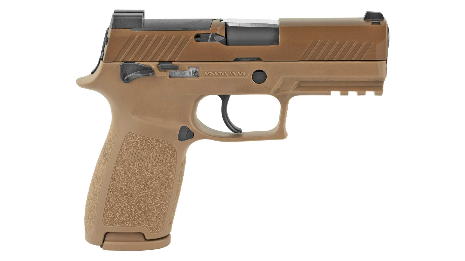 Sig Sauer  P320 Carry MA Compliant 9MM 3.9" Manual Safety 10 Round, Coyote-img-1