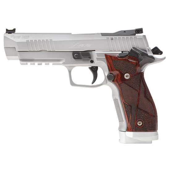 Sig Sauer P226 XFIVE 9MM 5" SAO Wood Grips 10 Round, Stainless-img-4