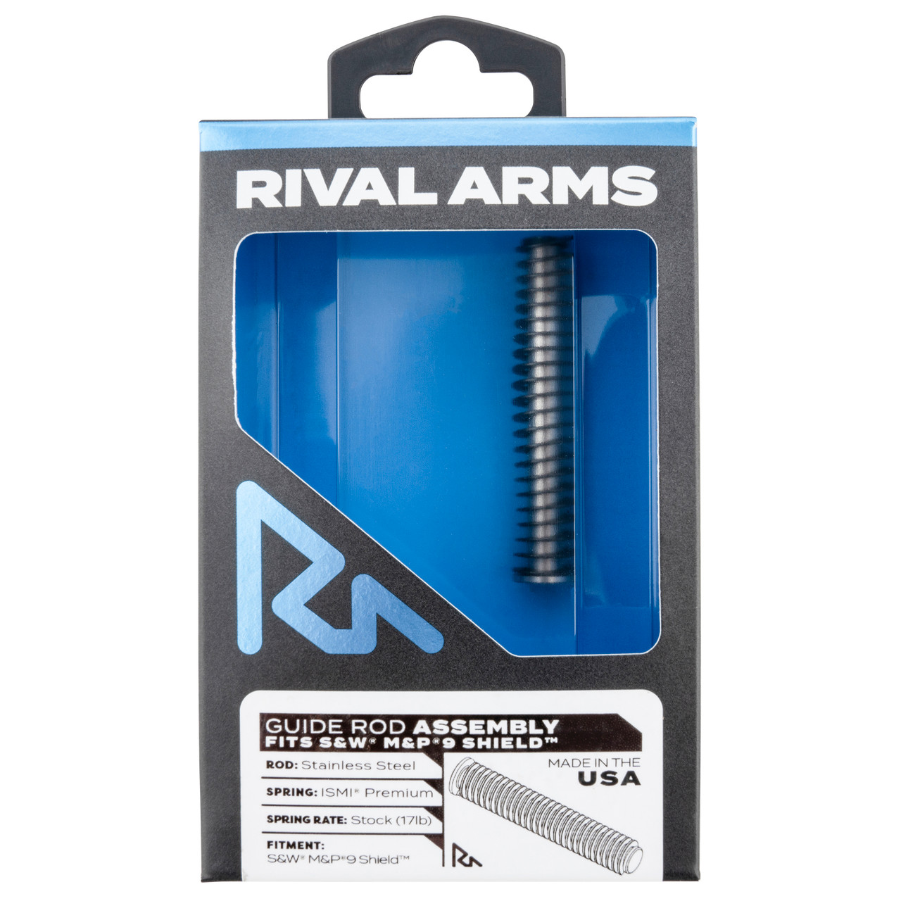 Rival Arms S&W M&P 9mm Shield Guide Rod Assembly Stainless Steel-img-0